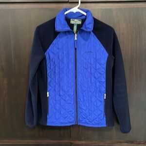 Ralph Lauren Active Fleece Quilted Zip Front Jacket Small